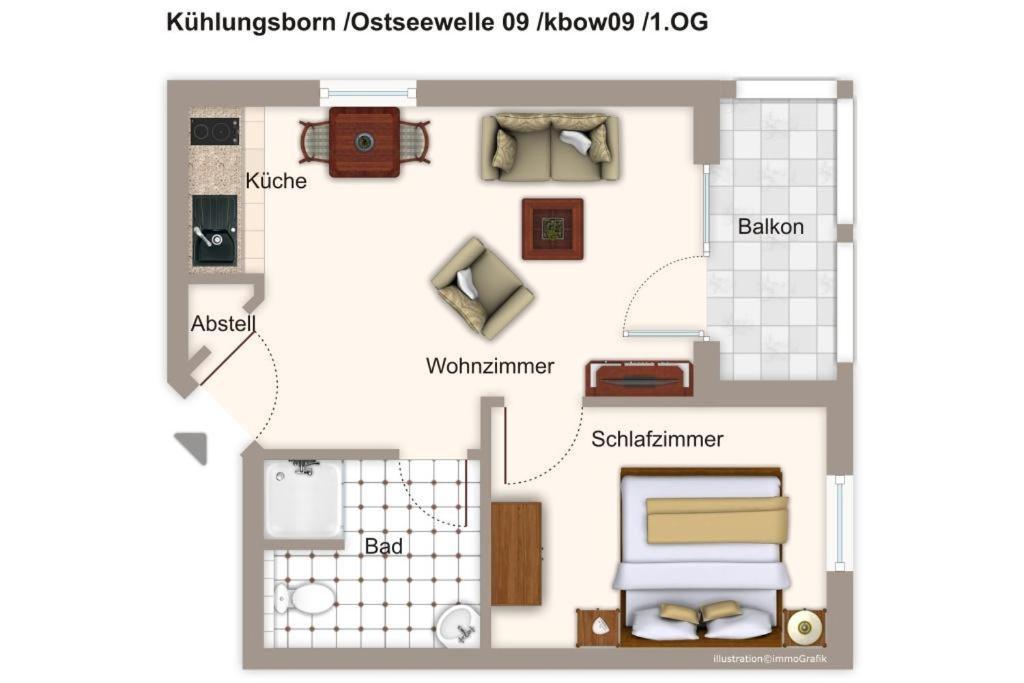 Ostseewelle Ostseewelle 009 Ostseebad Kühlungsborn Екстериор снимка